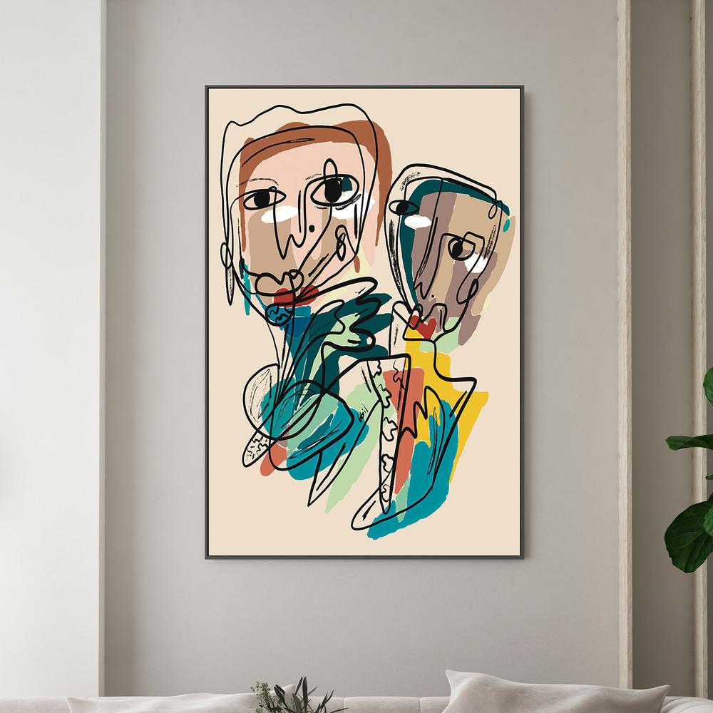 MI AMIGA LA SOLEDAD-by-Giovanna Gil Alves-wall-art-print-canvas-poster-framed-Gioia