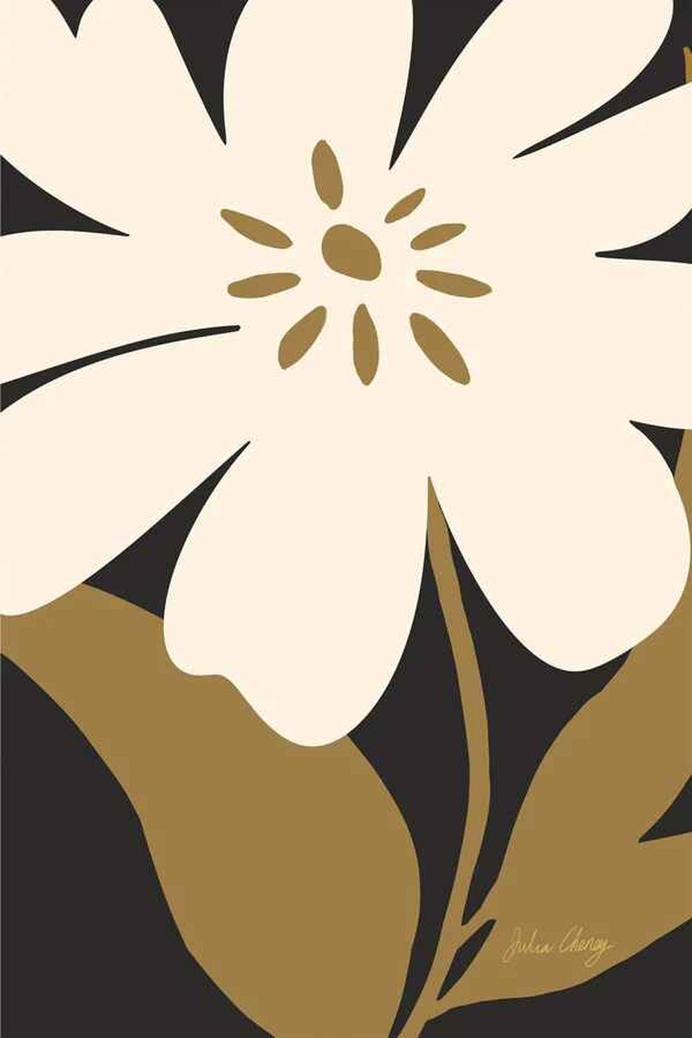 Minimalist Cream Bloom & Modern Cream Bloom, Set Of 2-by-Julia Cheney-wall-art-print-canvas-poster-framed-Gioia