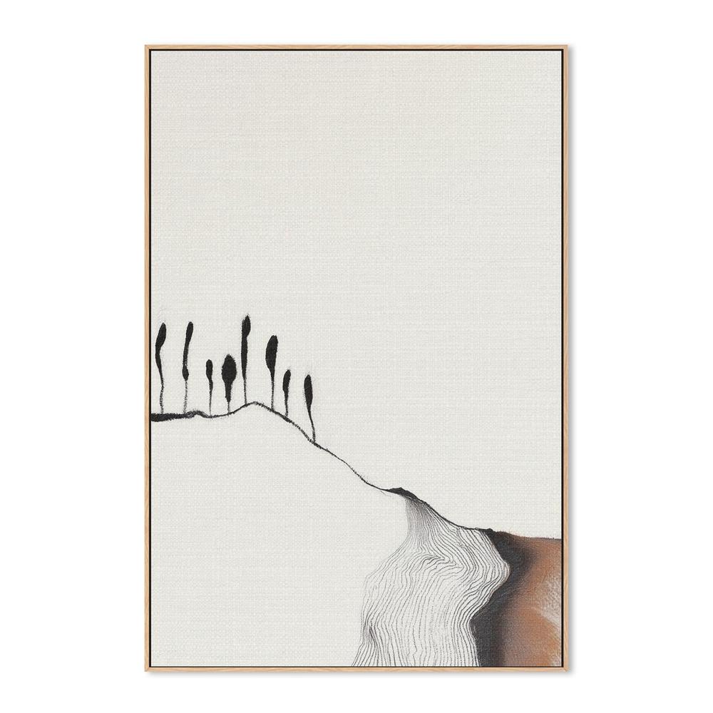 Minimalist Mountain Serenity-by-Alma-wall-art-print-canvas-poster-framed-Gioia