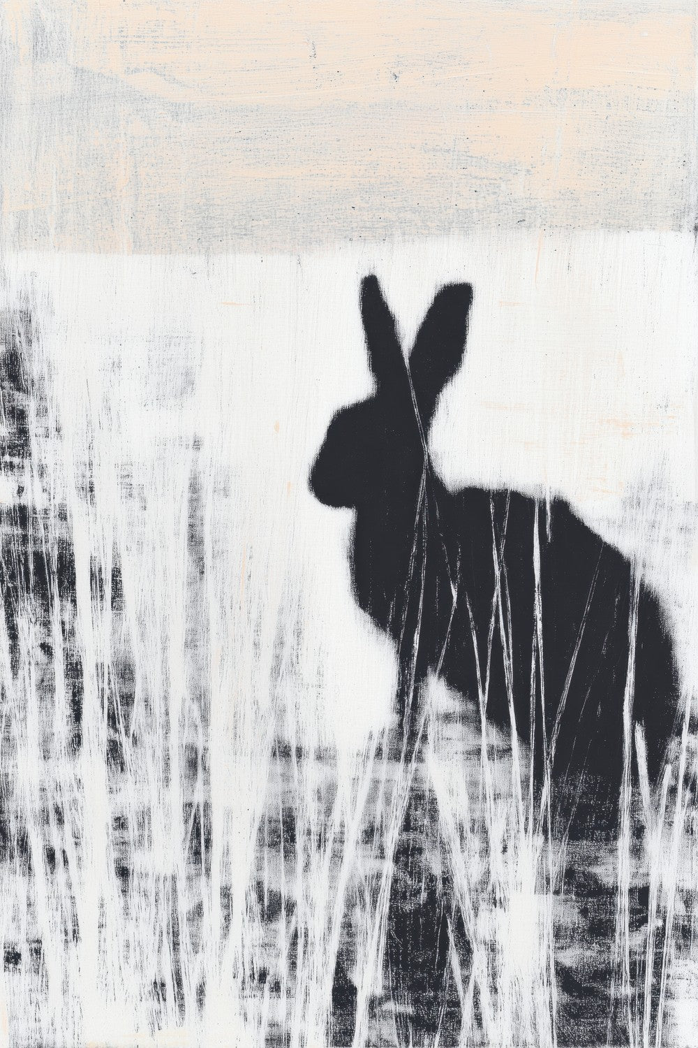 Misty Meadow Hare-by-Chromatic Storm Studio-wall-art-print-canvas-poster-framed-Gioia
