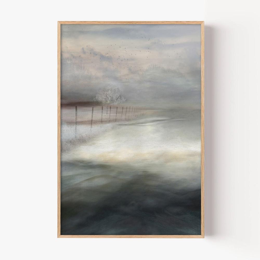 Misty Winter Landscape-by-Christina Sillen-wall-art-print-canvas-poster-framed-Gioia