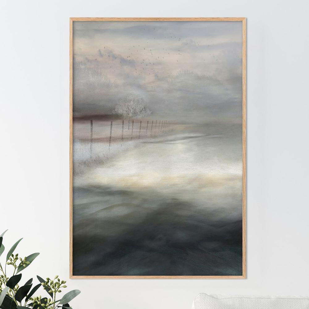 Misty Winter Landscape-by-Christina Sillen-wall-art-print-canvas-poster-framed-Gioia