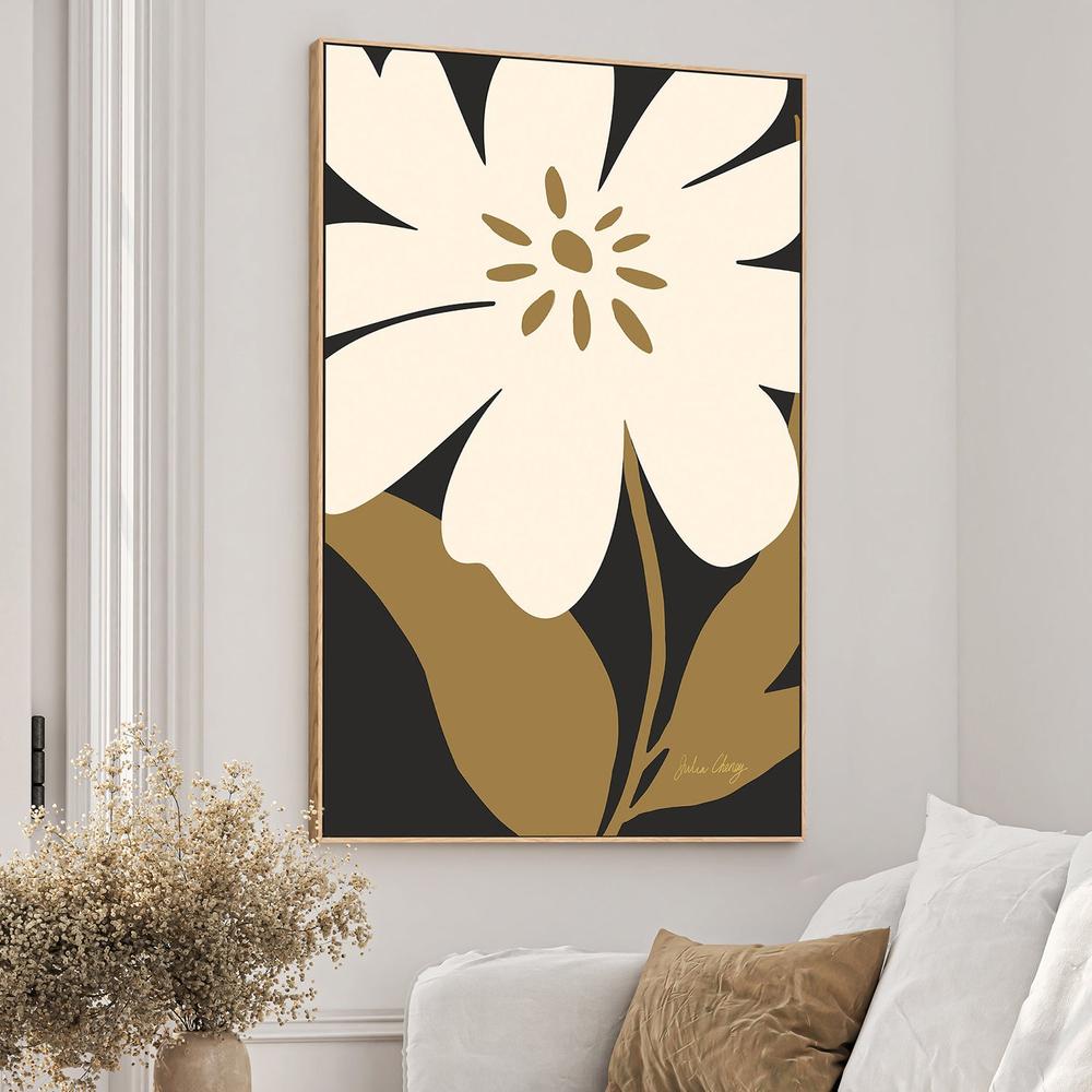 Modern Cream Bloom-by-Julia Cheney-wall-art-print-canvas-poster-framed-Gioia