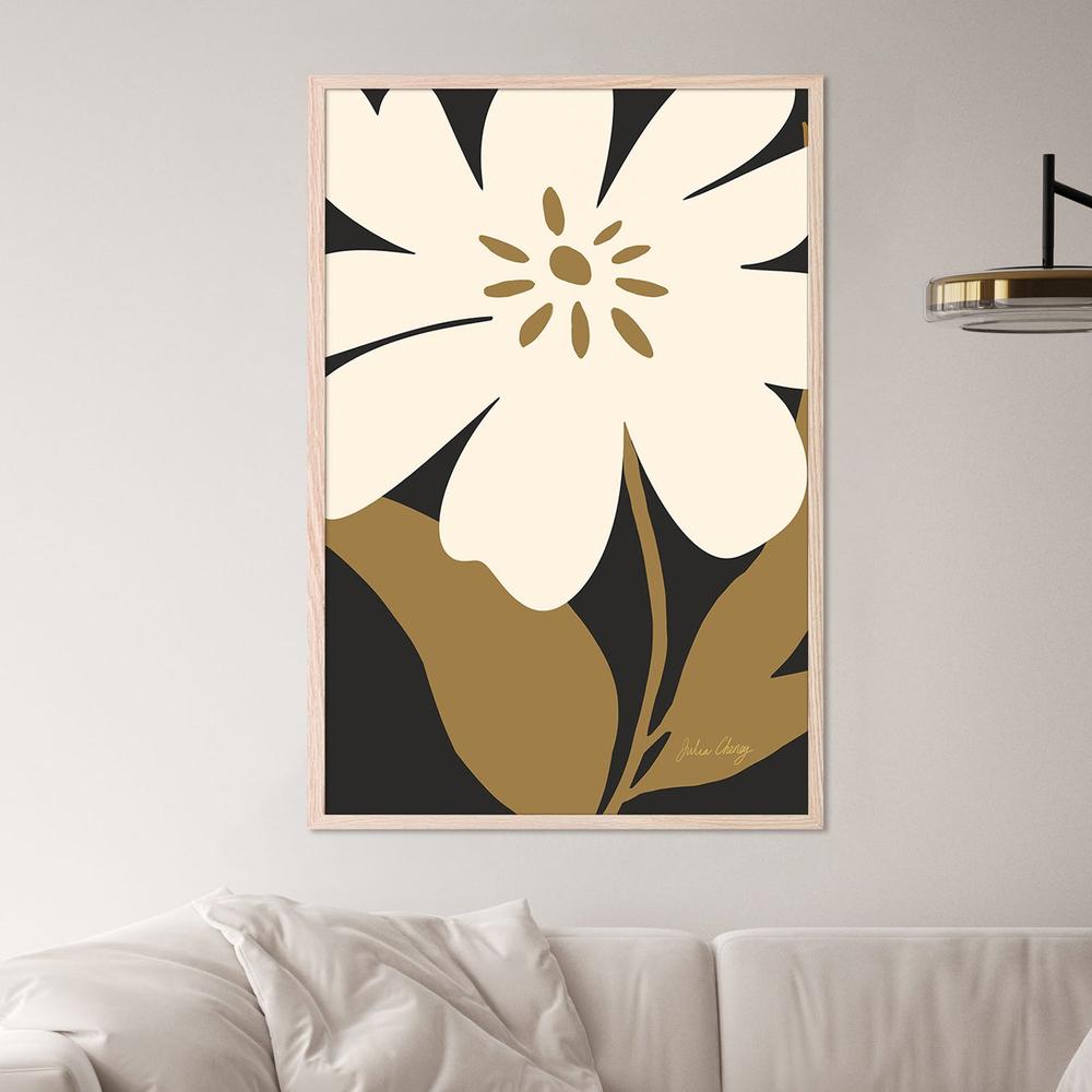 Modern Cream Bloom-by-Julia Cheney-wall-art-print-canvas-poster-framed-Gioia