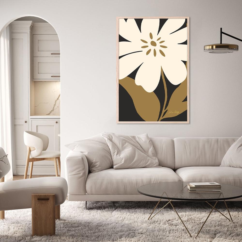 Modern Cream Bloom-by-Julia Cheney-wall-art-print-canvas-poster-framed-Gioia