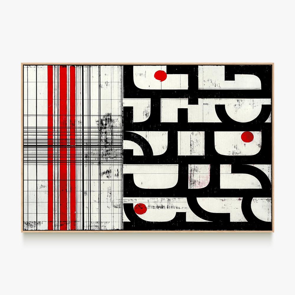 Modern Geometric Contrasts-by-Petr Strnad-wall-art-print-canvas-poster-framed-Gioia