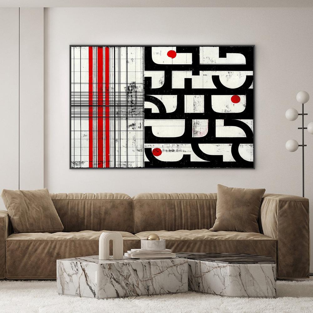 Modern Geometric Contrasts-by-Petr Strnad-wall-art-print-canvas-poster-framed-Gioia