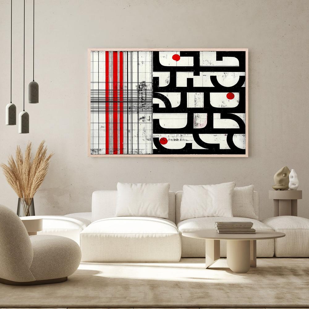 Modern Geometric Contrasts-by-Petr Strnad-wall-art-print-canvas-poster-framed-Gioia
