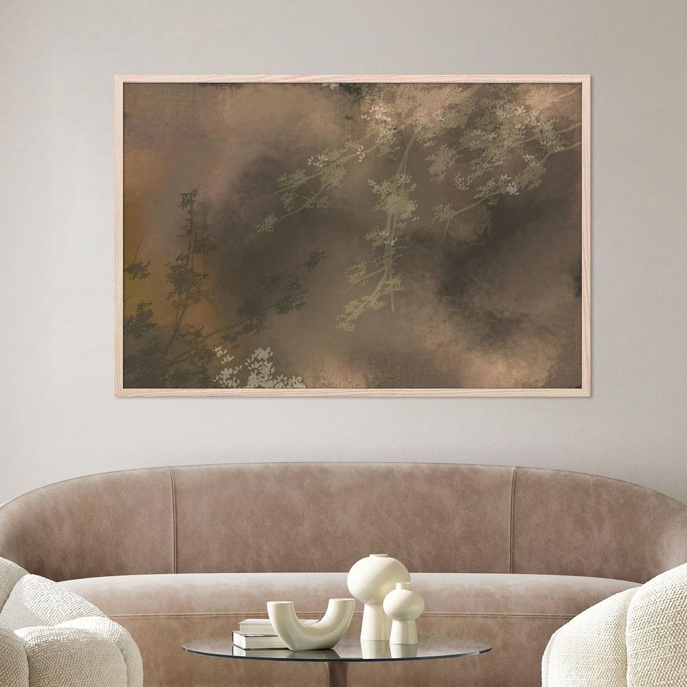 Moody dark brown rustic landscape-by-Josie George-wall-art-print-canvas-poster-framed-Gioia