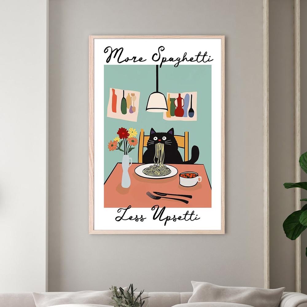 More Spaghetti-by-Kathrin Pienaar-wall-art-print-canvas-poster-framed-Gioia