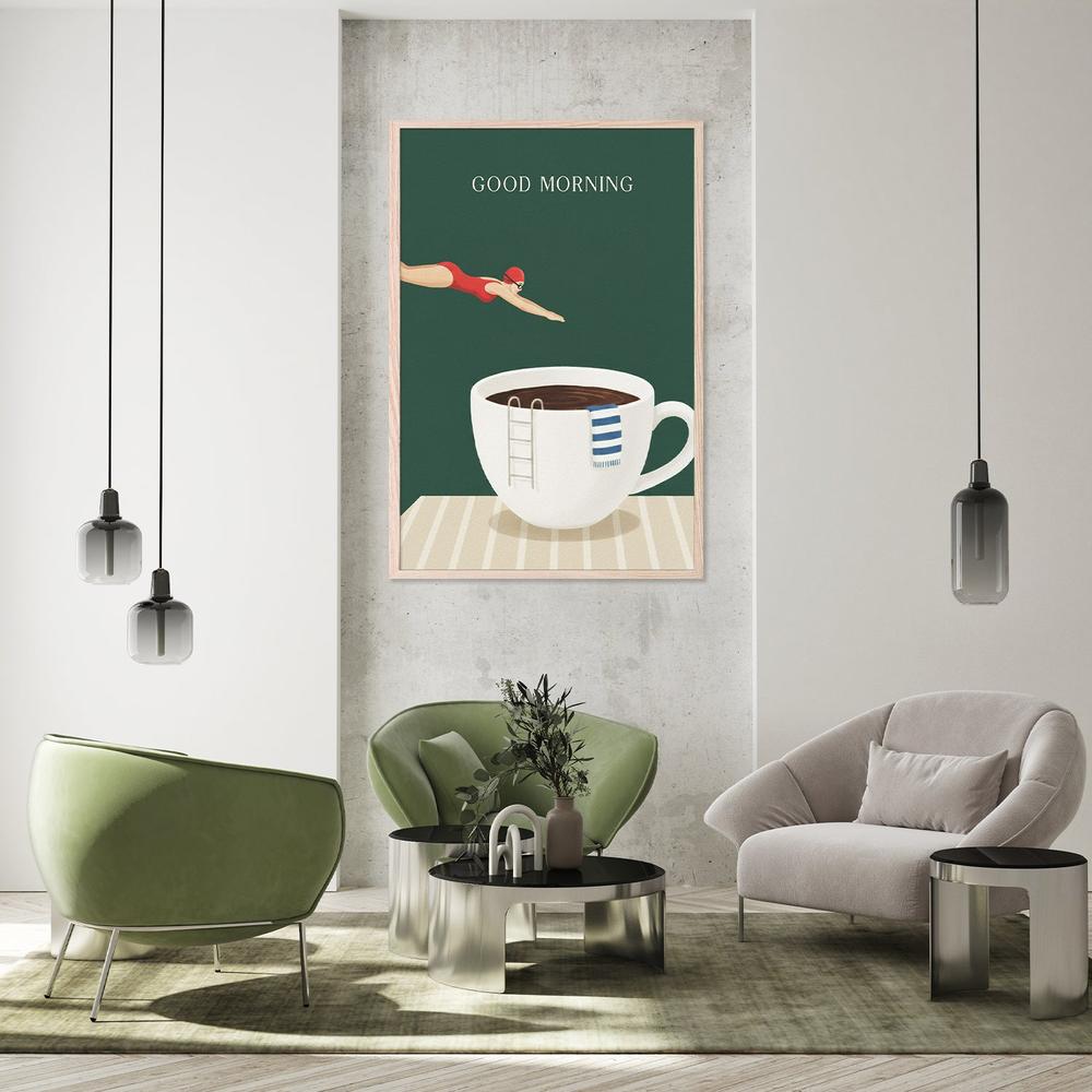 Morning Coffee Dive-by-Andreas Magnusson-wall-art-print-canvas-poster-framed-Gioia