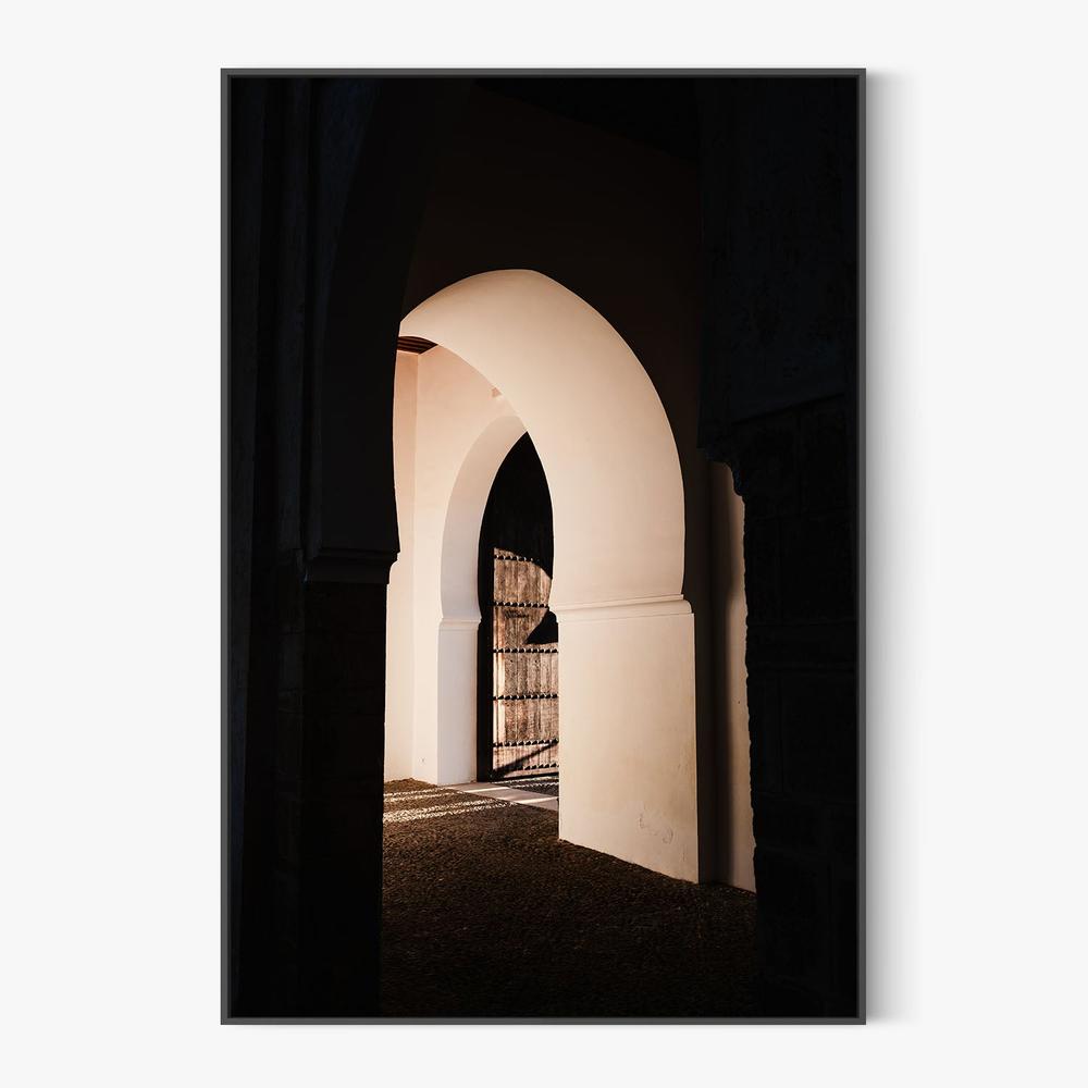 Moroccan Arches Sunlight-by-Photolovers-wall-art-print-canvas-poster-framed-Gioia