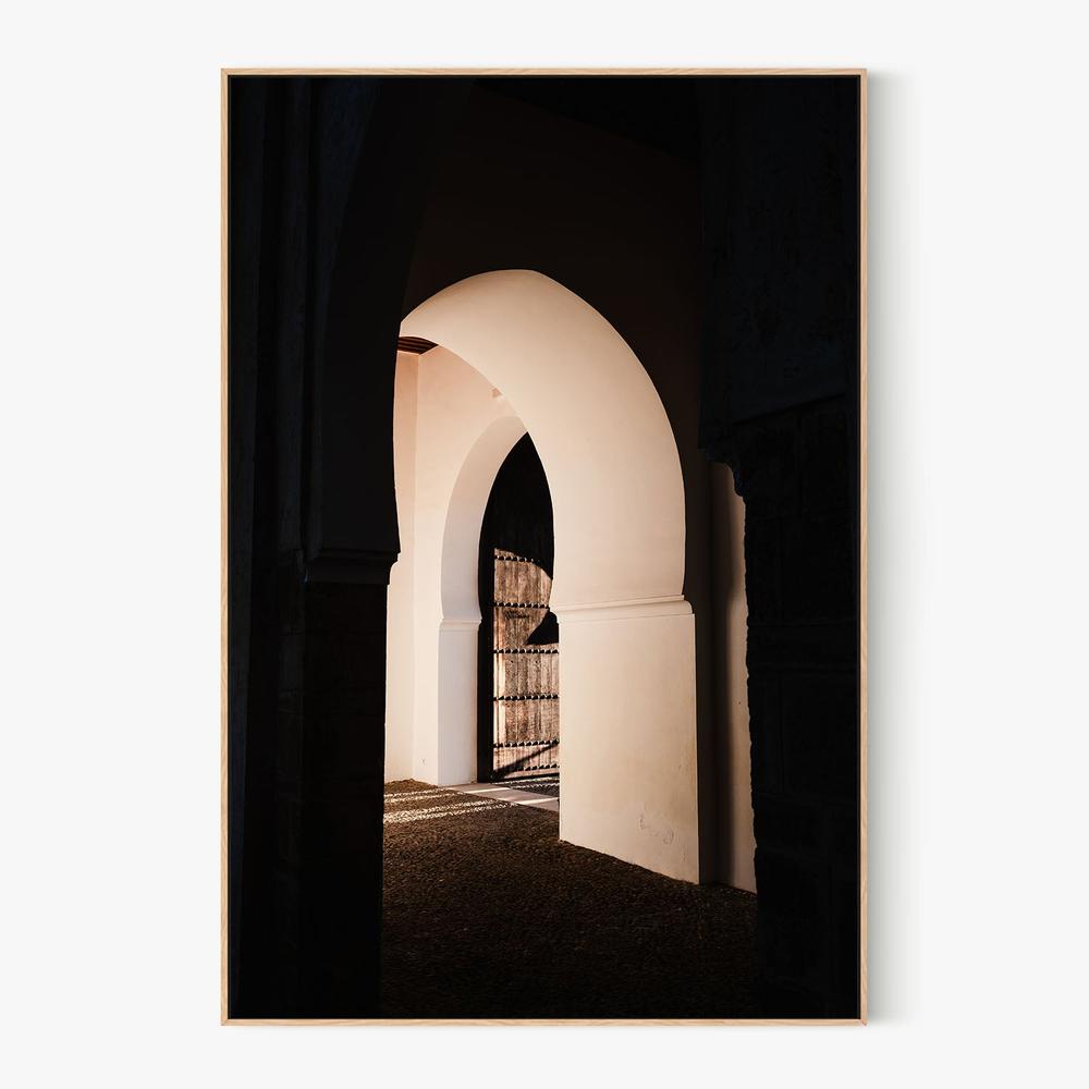 Moroccan Arches Sunlight-by-Photolovers-wall-art-print-canvas-poster-framed-Gioia