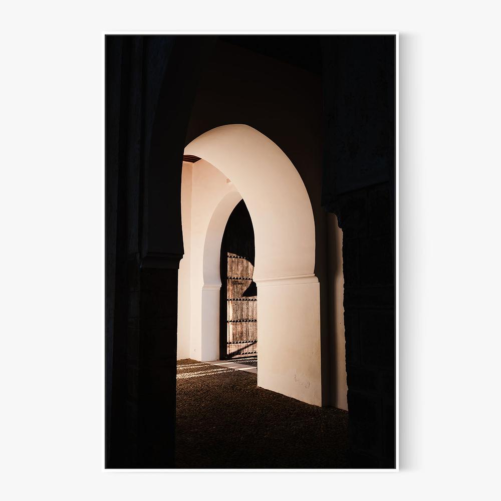 Moroccan Arches Sunlight-by-Photolovers-wall-art-print-canvas-poster-framed-Gioia