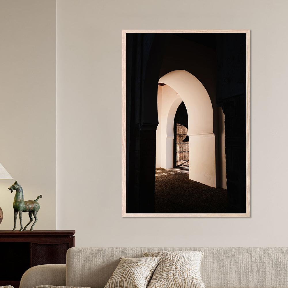 Moroccan Arches Sunlight-by-Photolovers-wall-art-print-canvas-poster-framed-Gioia