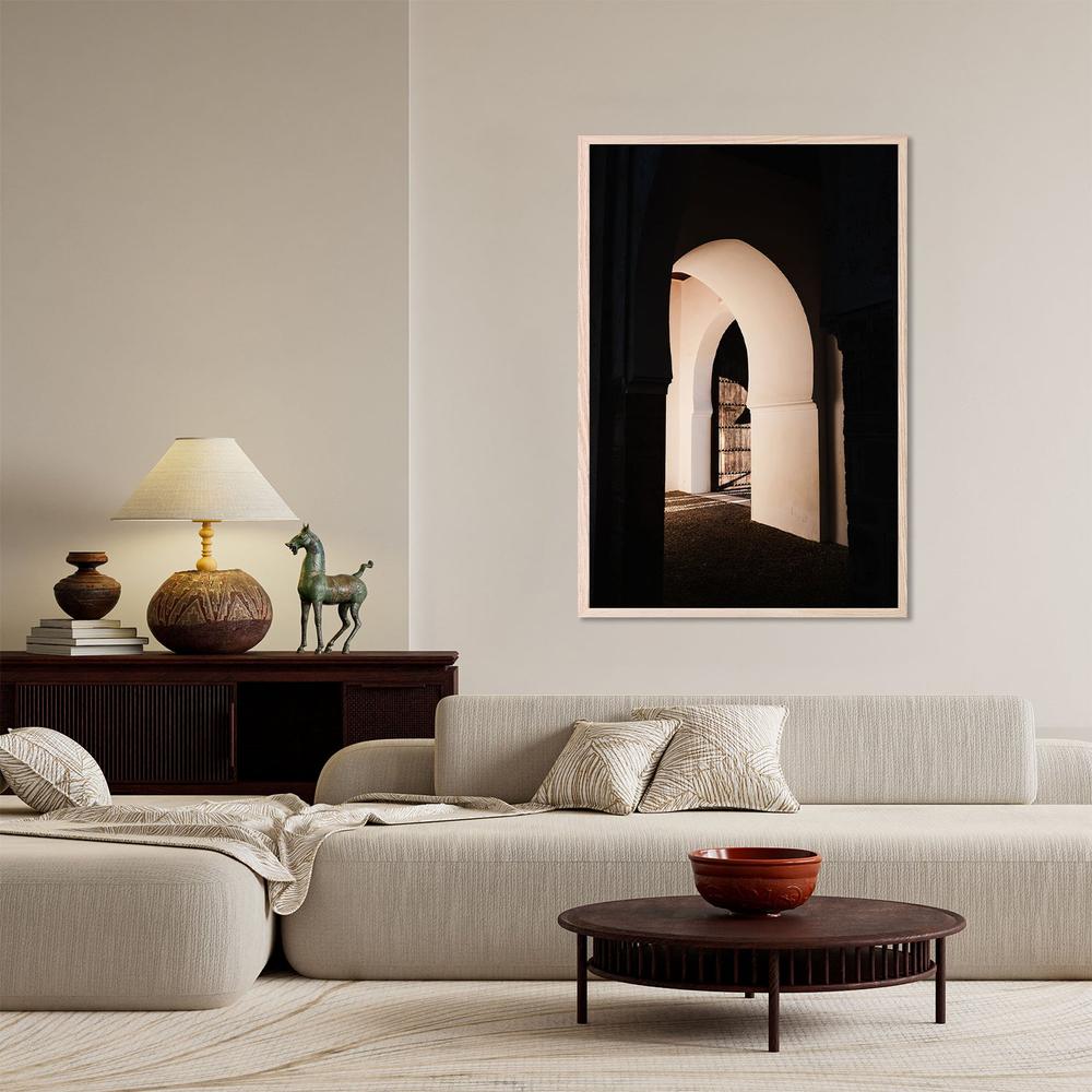 Moroccan Arches Sunlight-by-Photolovers-wall-art-print-canvas-poster-framed-Gioia