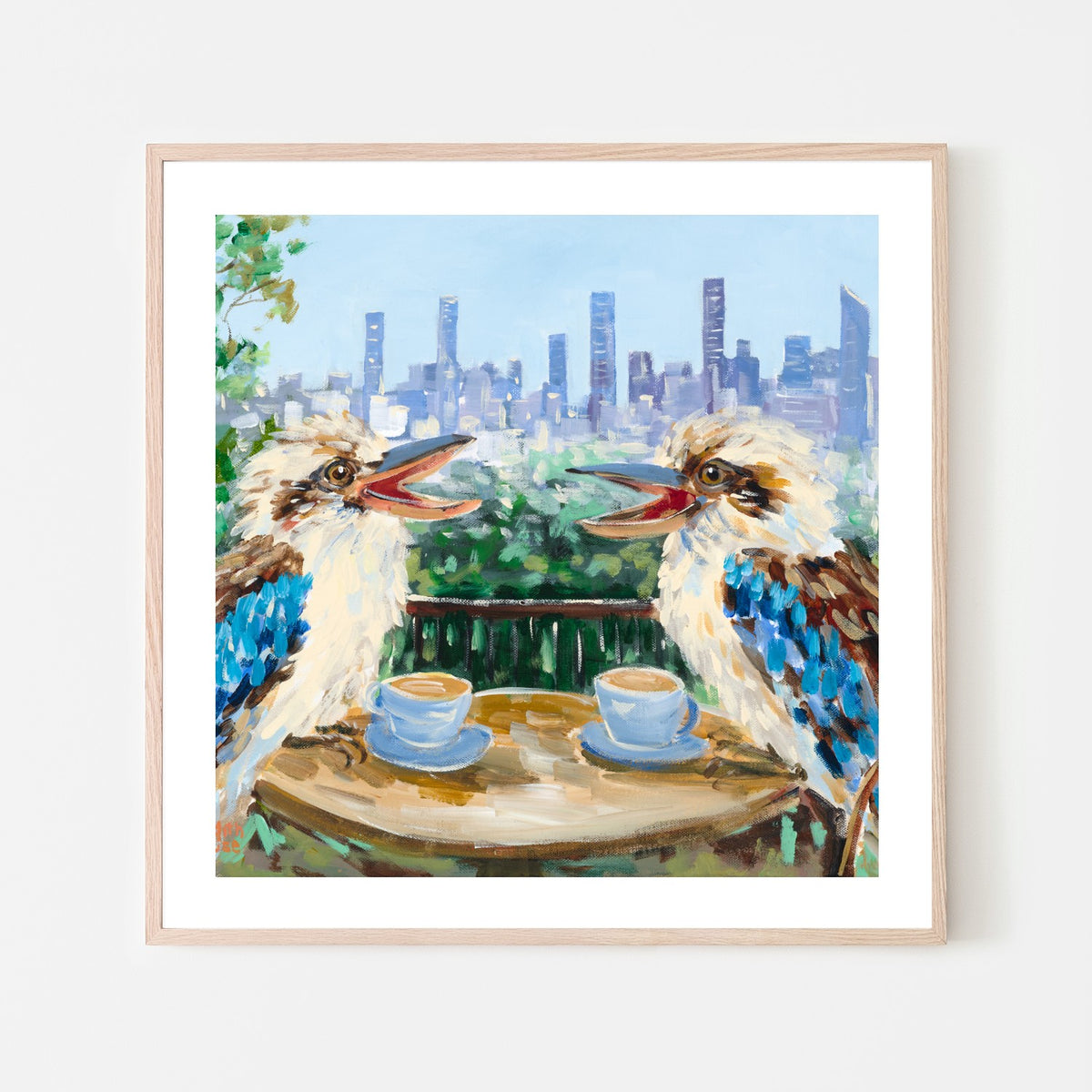 Mount Cootha Coffee-by-Meredith Howse-wall-art-print-canvas-poster-framed-Gioia