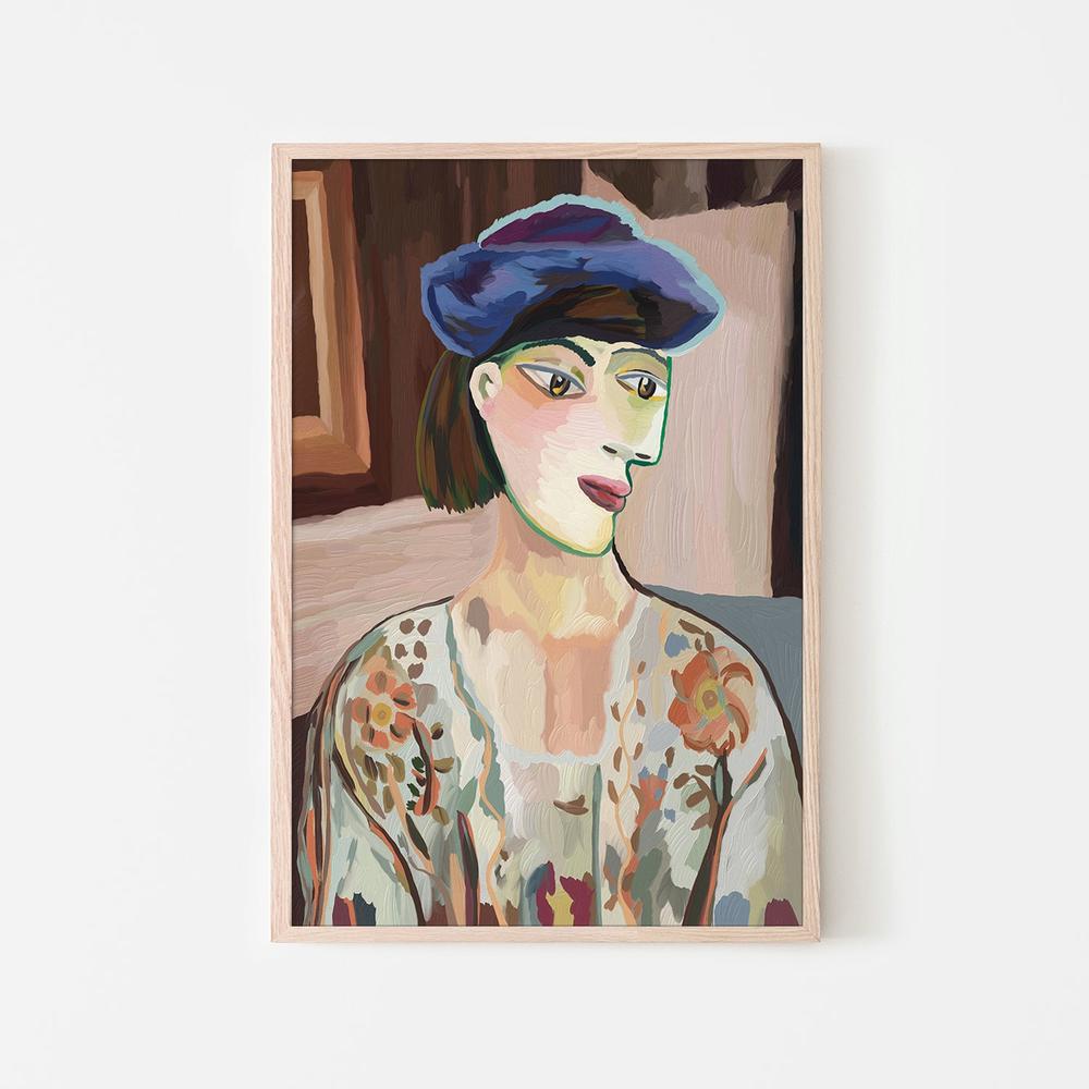 MUJER DE COSTADO-by-Giovanna Gil Alves-wall-art-print-canvas-poster-framed-Gioia