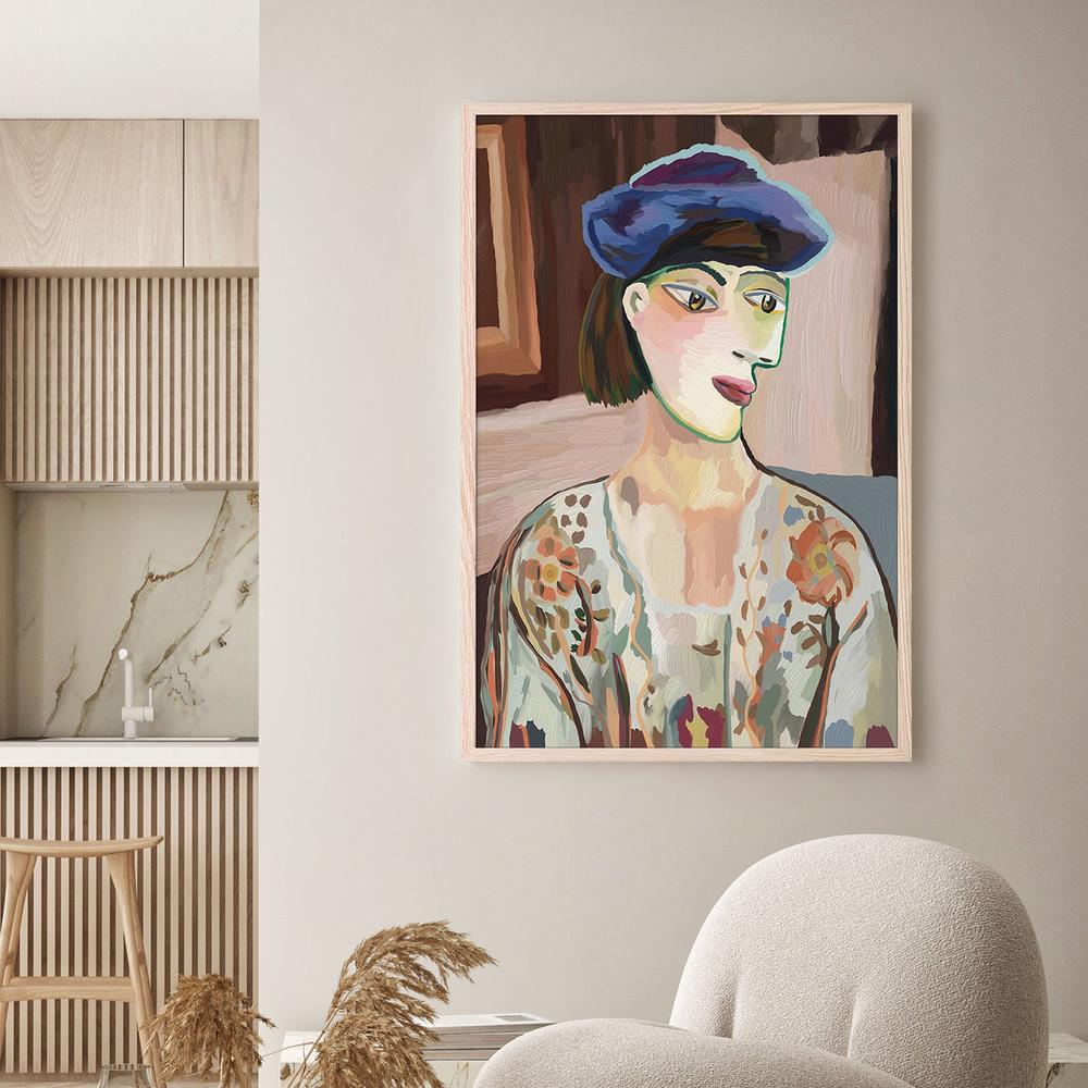 MUJER DE COSTADO-by-Giovanna Gil Alves-wall-art-print-canvas-poster-framed-Gioia