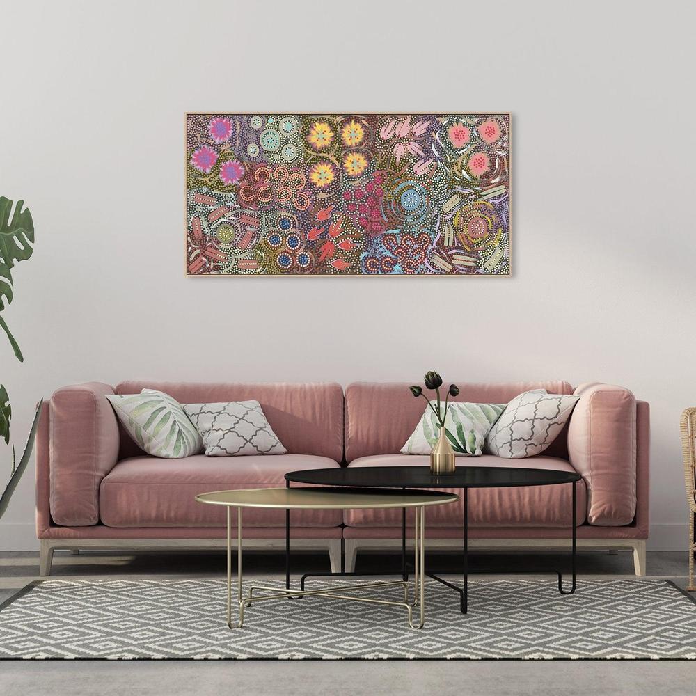 My Great Great Grandmothers Land, Style B (Copy)-by-Azeza Possum-wall-art-print-canvas-poster-framed-Gioia
