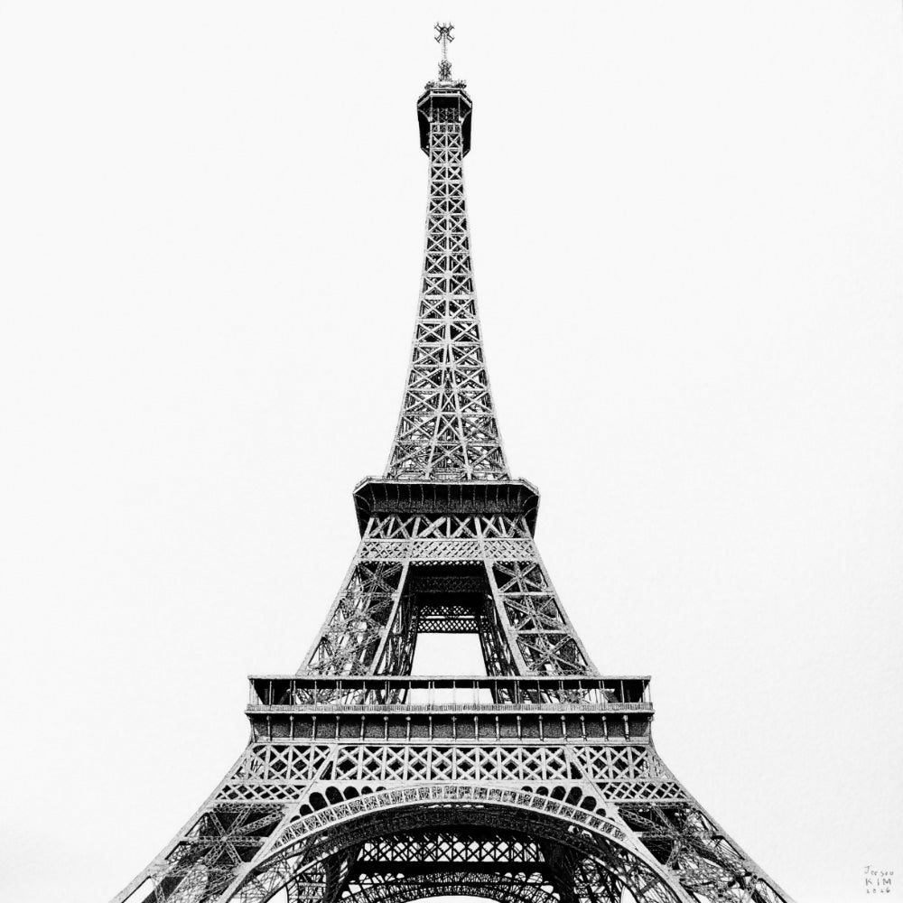 Travelling with Ink: Eiffel Tower (Paris)