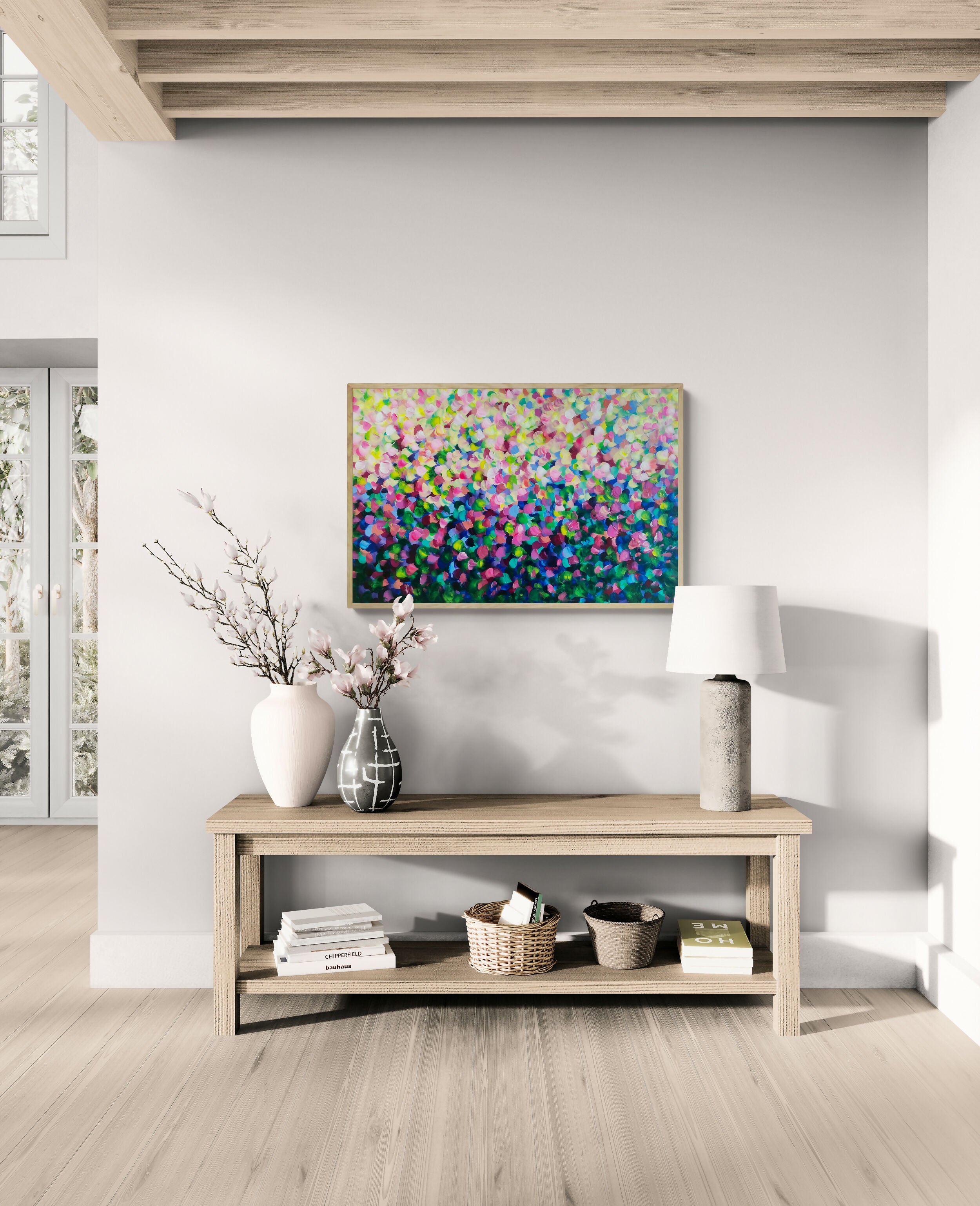 Uplifting, Original Hand-Painted Canvas By Katherine Spiller