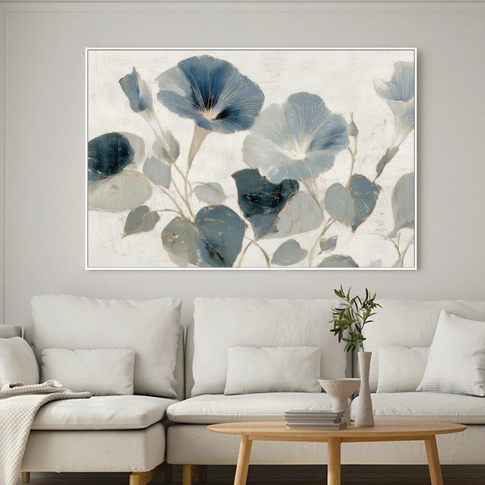 Navy Glory Vine-by-Jordão de Abreu-wall-art-print-canvas-poster-framed-Gioia