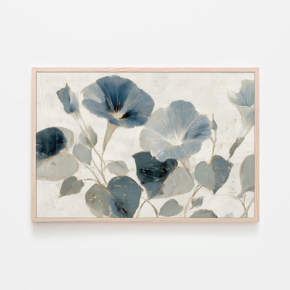 Navy Glory Vine-by-Jordão de Abreu-wall-art-print-canvas-poster-framed-Gioia