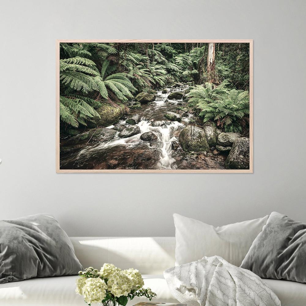 Noojee River, Style B-by-Andrew Paranavitana-wall-art-print-canvas-poster-framed-Gioia