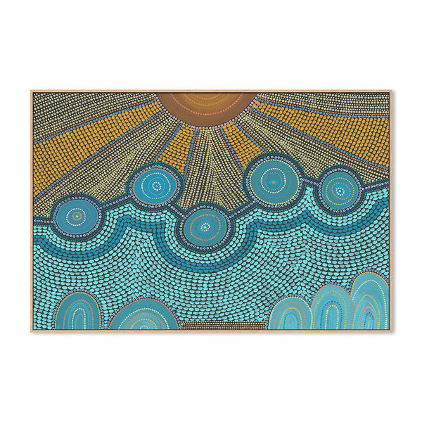 Under The Sun, Original Hand Painting Canvas By Domica Hill