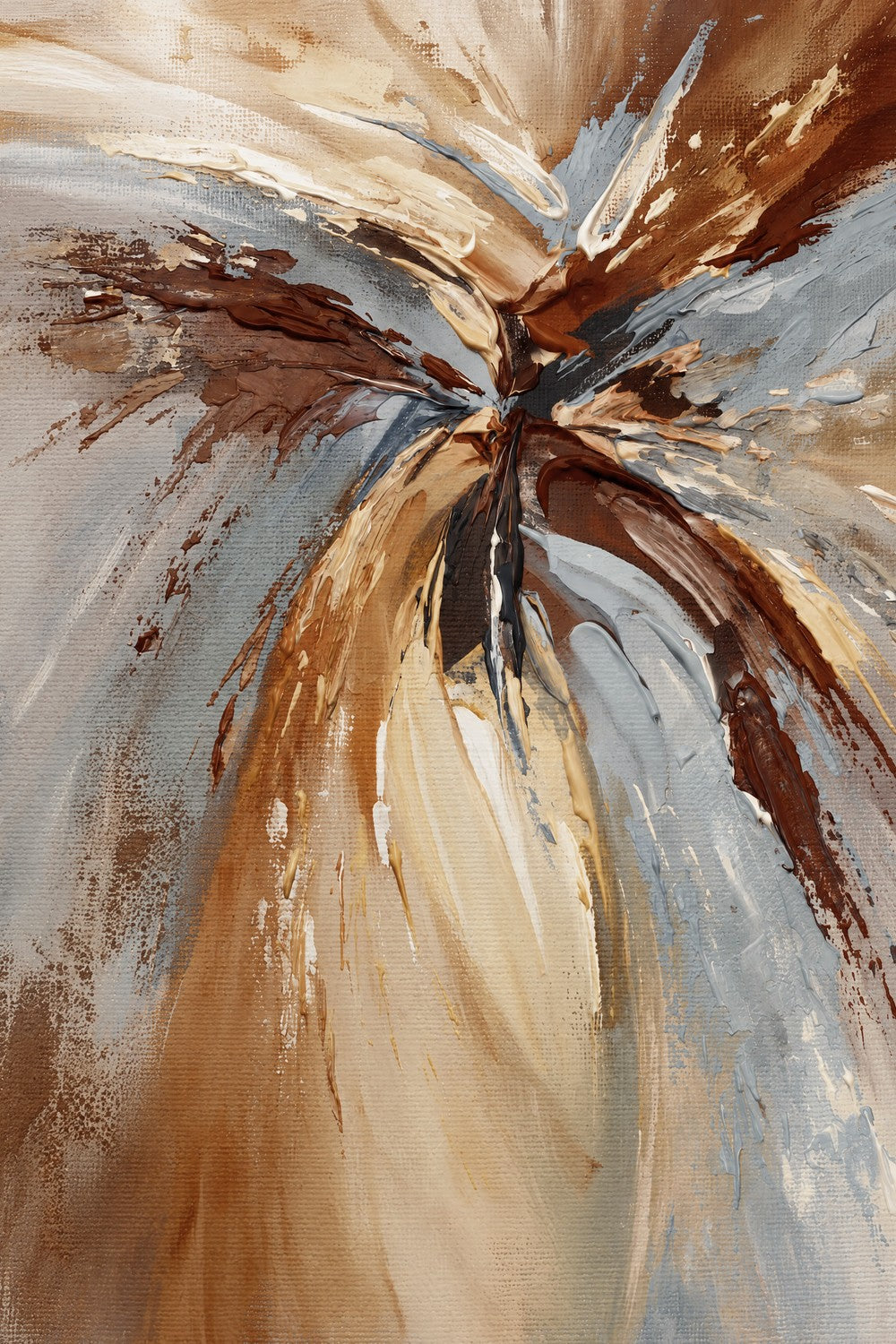 Ochre and Blue Radiance-by-Gioia Wall Art-wall-art-print-canvas-poster-framed-Gioia