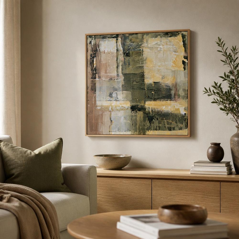Olive and Ochre Layers-by-Gioia Wall Art-wall-art-print-canvas-poster-framed-Gioia