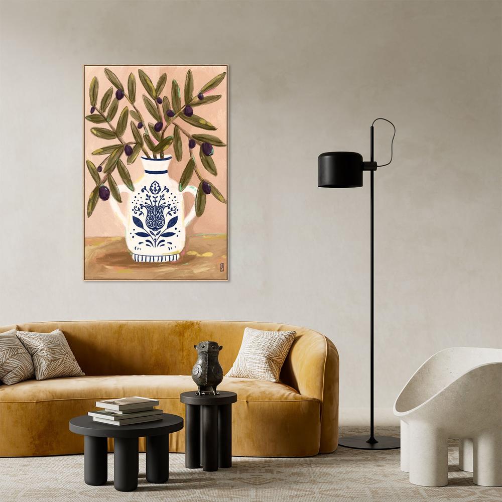 wall-art-print-canvas-poster-framed-Olive Branches In a Pot Painting-9