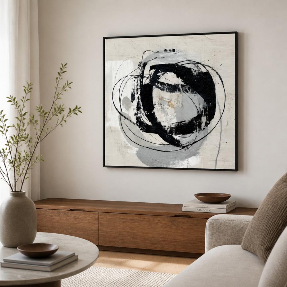 Orbiting Brush Loops I-by-Chromatic Storm Studio-wall-art-print-canvas-poster-framed-Gioia