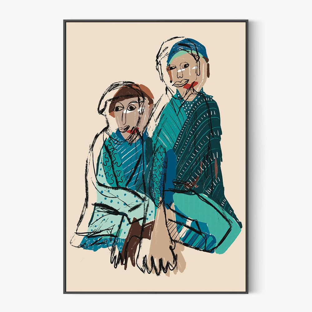 PADRE E HIJO-by-Giovanna Gil Alves-wall-art-print-canvas-poster-framed-Gioia