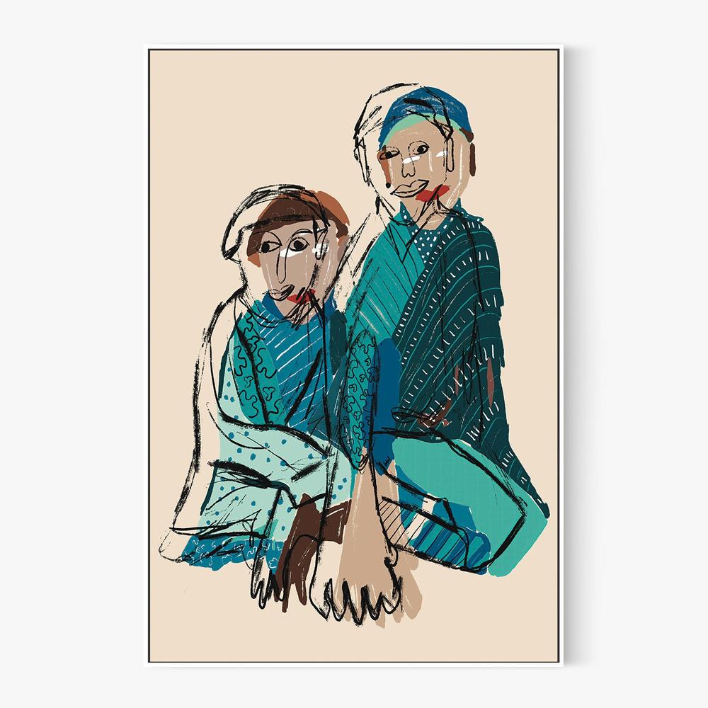 PADRE E HIJO-by-Giovanna Gil Alves-wall-art-print-canvas-poster-framed-Gioia