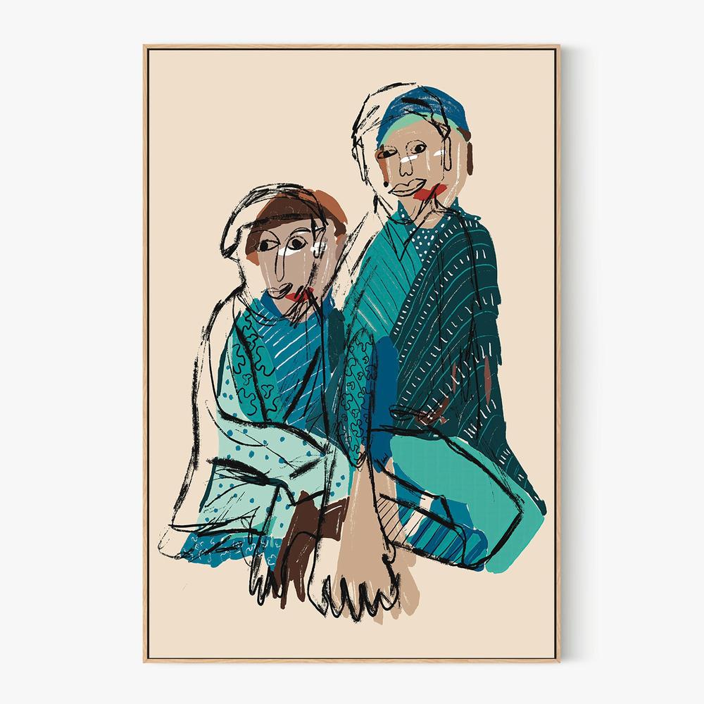 PADRE E HIJO-by-Giovanna Gil Alves-wall-art-print-canvas-poster-framed-Gioia