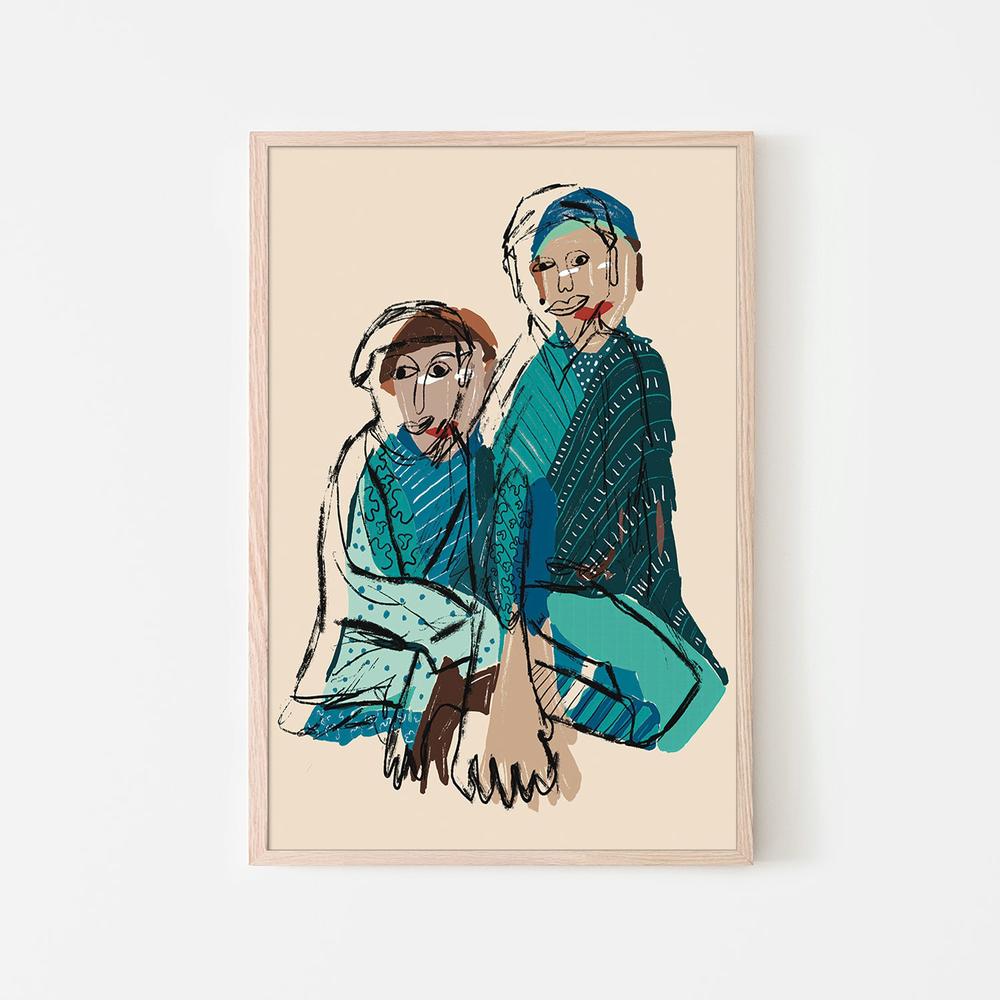 PADRE E HIJO-by-Giovanna Gil Alves-wall-art-print-canvas-poster-framed-Gioia