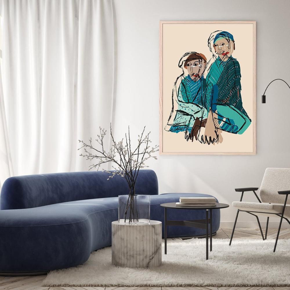 PADRE E HIJO-by-Giovanna Gil Alves-wall-art-print-canvas-poster-framed-Gioia