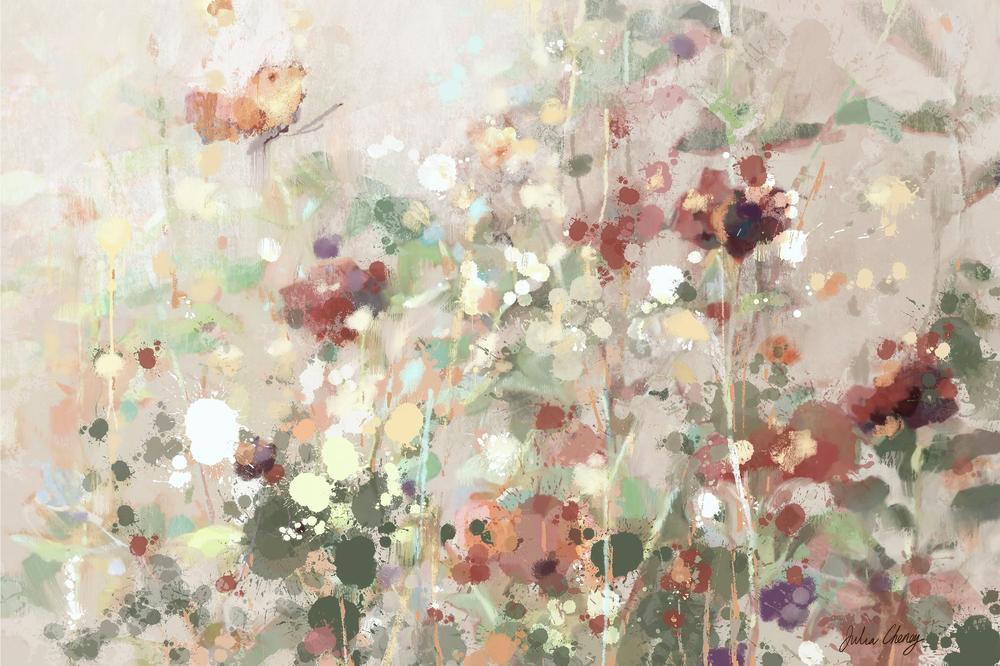 wall-art-print-canvas-poster-framed-Painted Wildflower Meadow-1