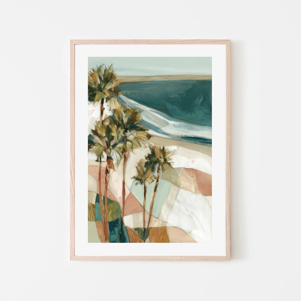 Palm Dunes Beach Vista-by-Chromatic Storm Studio-wall-art-print-canvas-poster-framed-Gioia