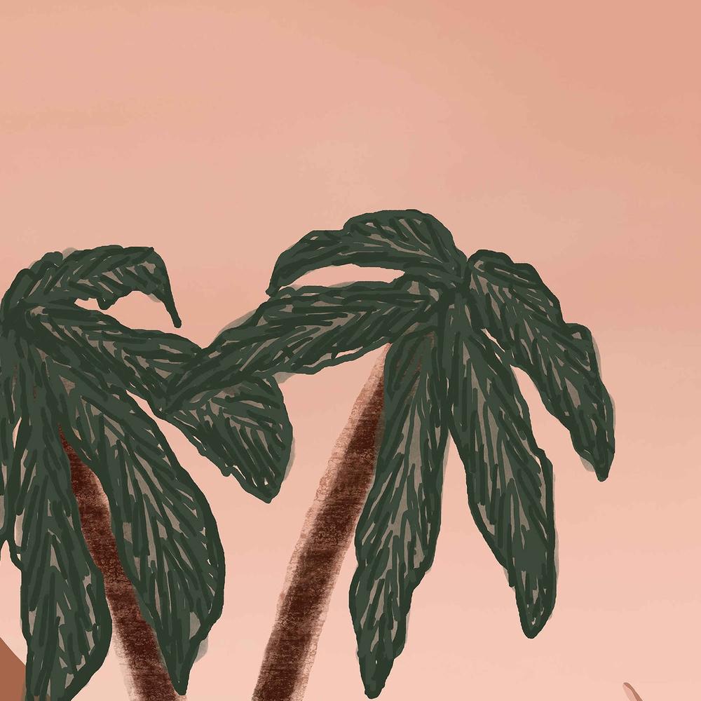 Palm haven-by-Carrie Welsh-wall-art-print-canvas-poster-framed-Gioia