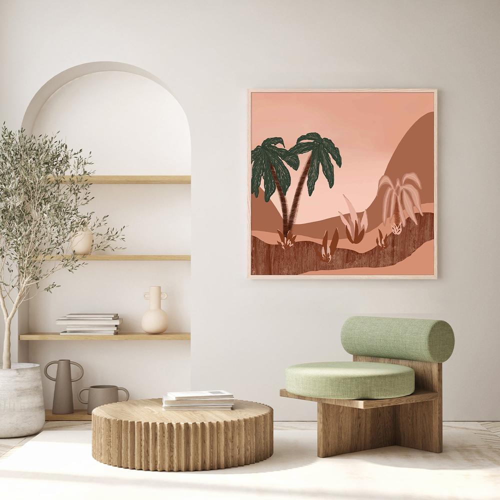 Palm haven-by-Carrie Welsh-wall-art-print-canvas-poster-framed-Gioia
