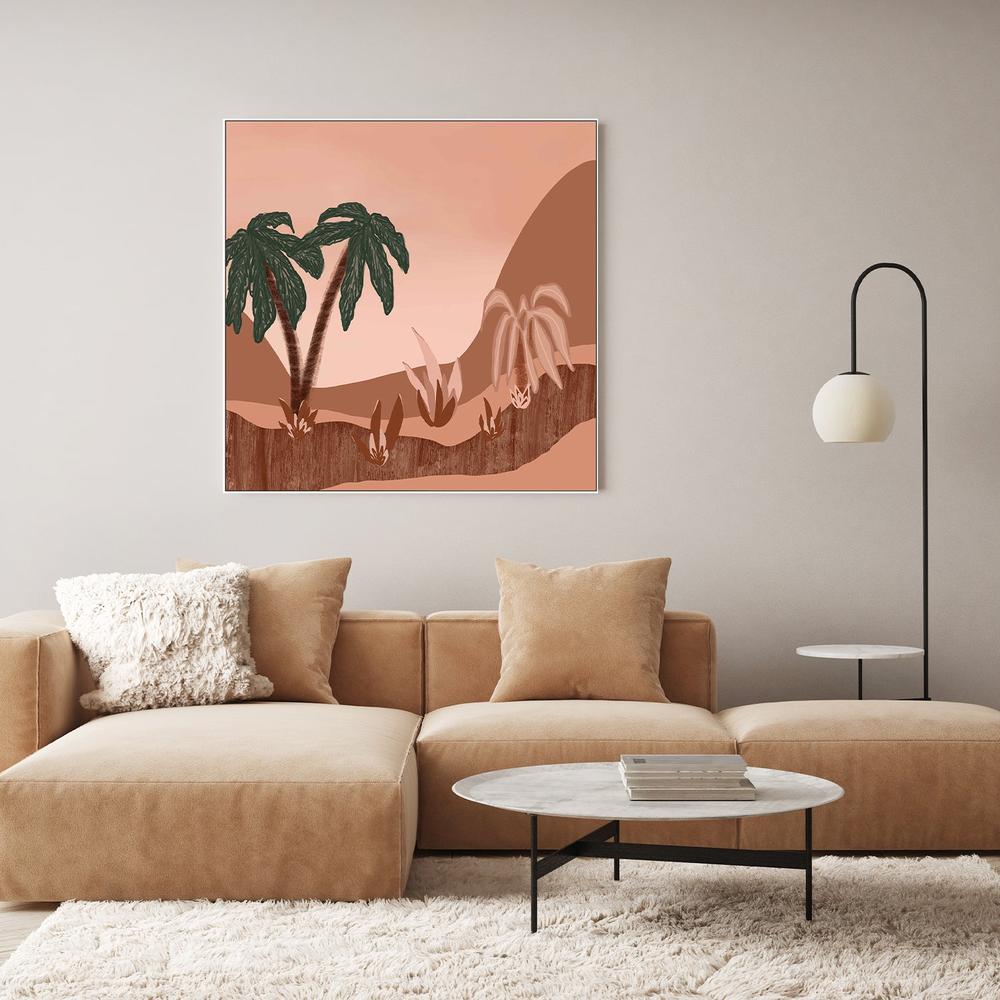 Palm haven-by-Carrie Welsh-wall-art-print-canvas-poster-framed-Gioia