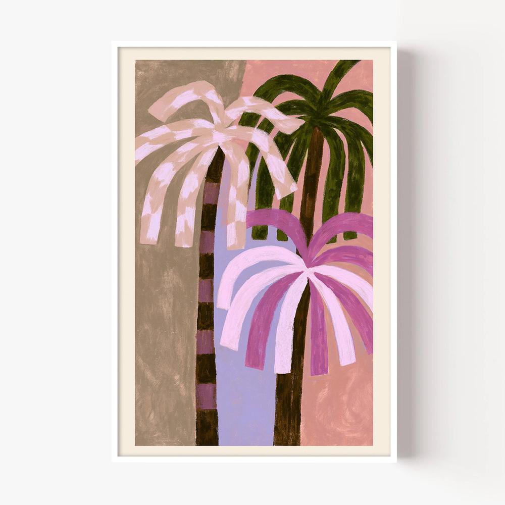 Palm Party-by-Lady Hana-wall-art-print-canvas-poster-framed-Gioia