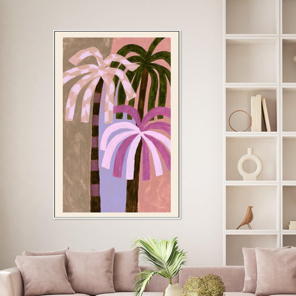 Palm Party-by-Lady Hana-wall-art-print-canvas-poster-framed-Gioia