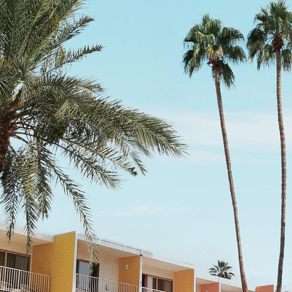 Palm Springs Hotel-by-Gal Pittel-wall-art-print-canvas-poster-framed-Gioia