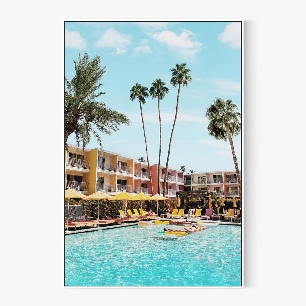 Palm Springs Hotel-by-Gal Pittel-wall-art-print-canvas-poster-framed-Gioia