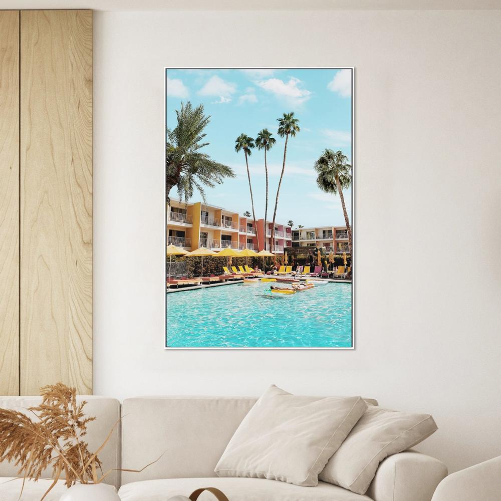 Palm Springs Hotel-by-Gal Pittel-wall-art-print-canvas-poster-framed-Gioia