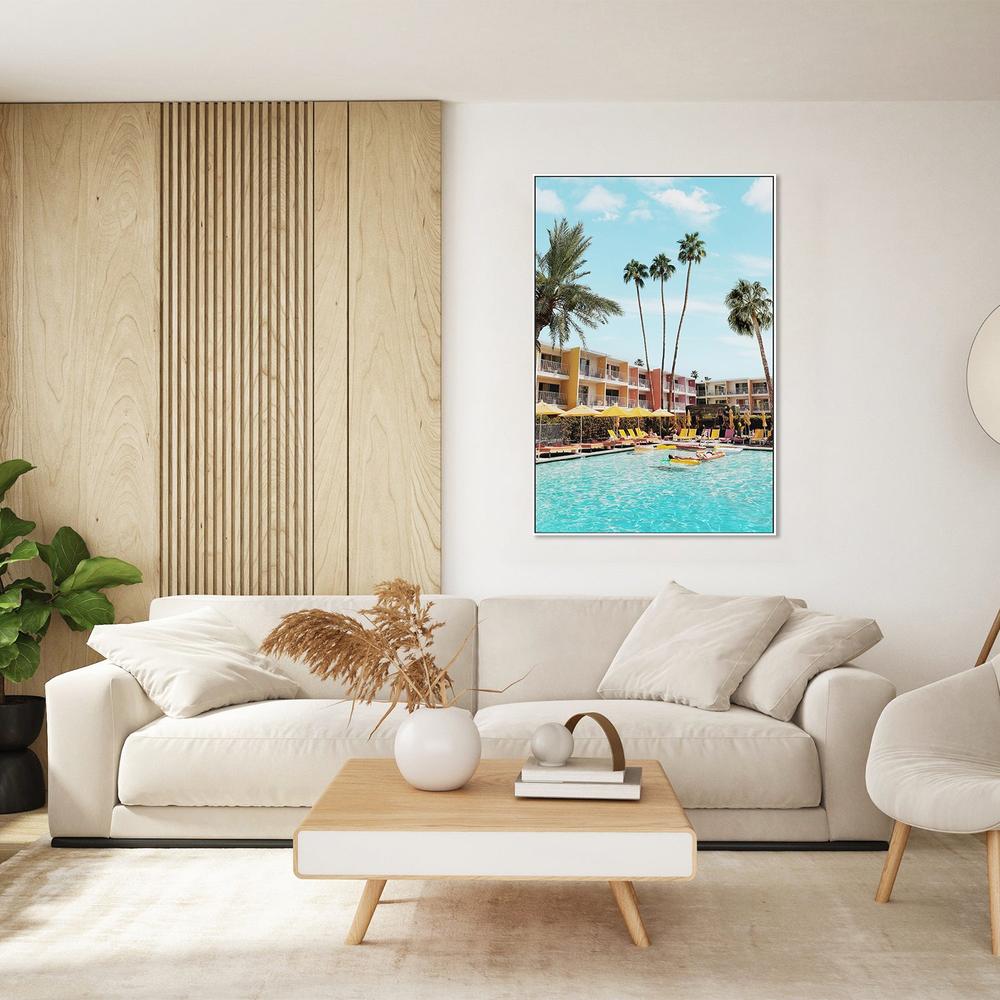 Palm Springs Hotel-by-Gal Pittel-wall-art-print-canvas-poster-framed-Gioia